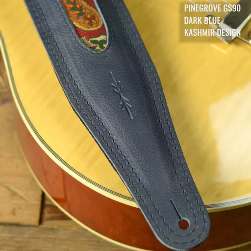 GS90 blue kashmir  Pinegrove guitar strap anno.jpg