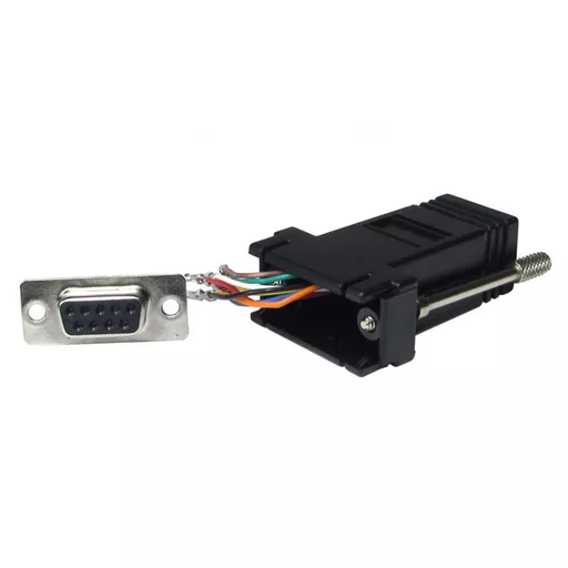 9 Way D-Sub Female to RJ45 Female Modular Serial Port Adaptor