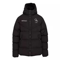 OBUPoleFitness_ChevronPufferJacket_Black_Front.png