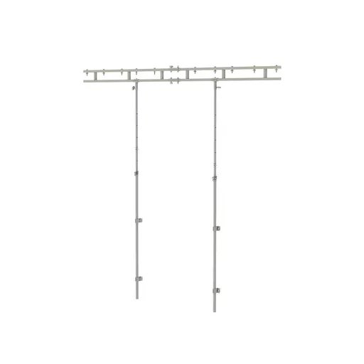 Ultimax DJ Booth Goal Post System with Carry Bag - White