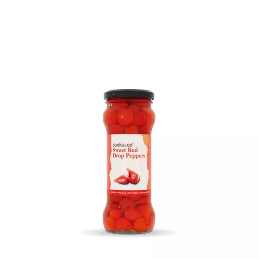 Sweet Red Drop Peppers 235g