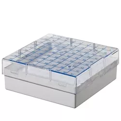 Tube Storage Boxes Microcentrifuge Nalgene™ 9 x 9, 0.5mL tubes, PK 4