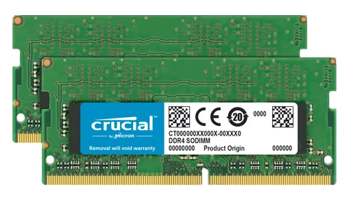 Crucial 2x16GB DDR4 memory module 32 GB 2400 MHz