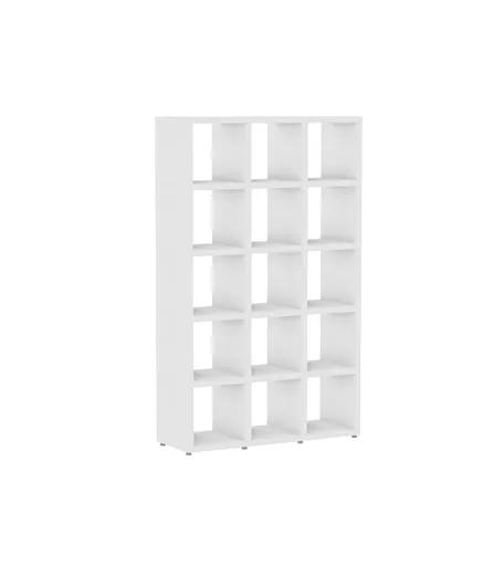 White Storage Cube Shelving 5 x 3