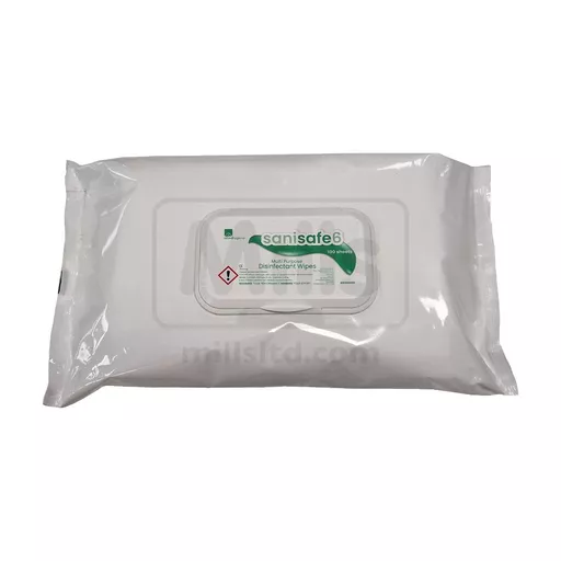 SaniSafe Surface Cleaning & Disinfection Wipes Pk100