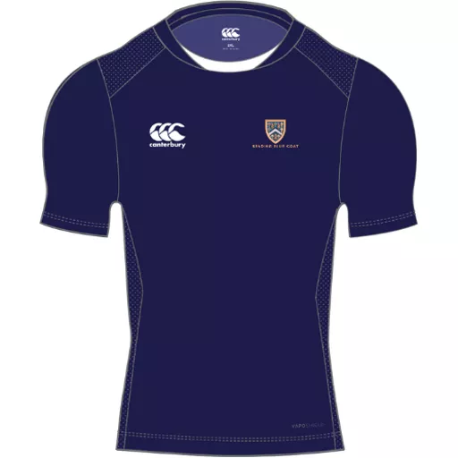 ReadingBlueCoatStaff_MensClubTee_Navy_Front.png