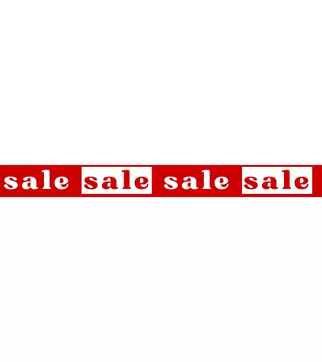 Classic Horizontal 'Sale' Banner - 1000mm x 100mm