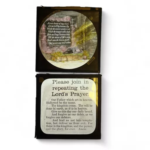 Religious Antique Magic Lantern Slides