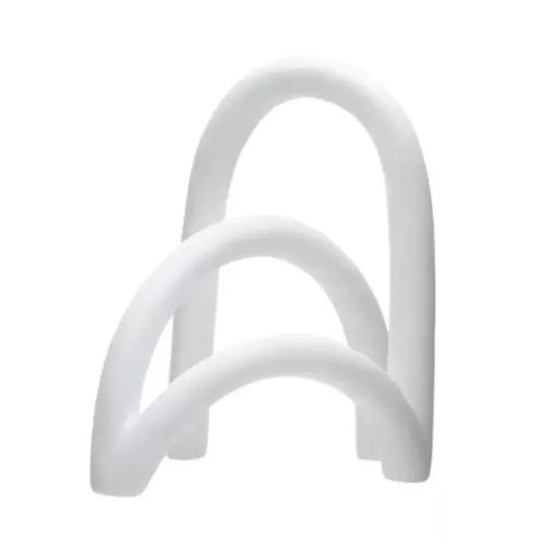 -Abstract Sculpture, Lorenzia, Matt white