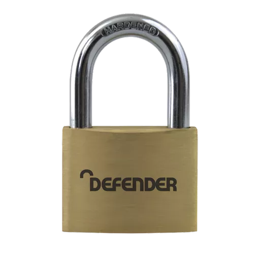 DEFENDER Brass Open Shackle Padlock