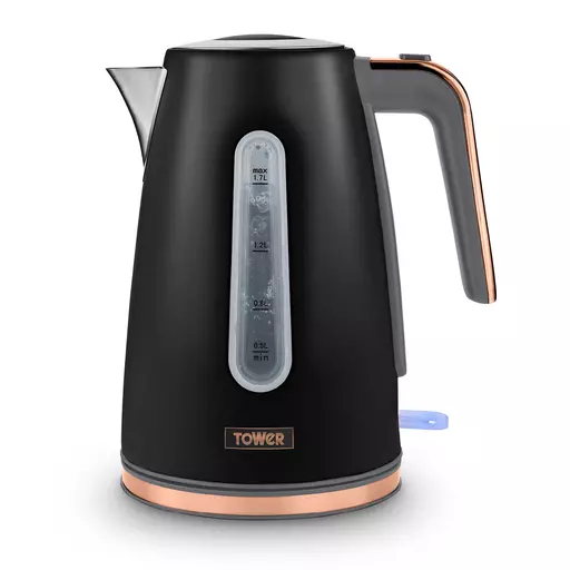 Cavaletto 1.7 Litre Jug Kettle with Rose Gold Accents