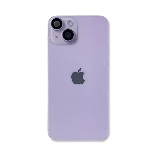 Back Glass w/ Camera Lens (Purple) (RECLAIMED) (Grade A) - For iPhone 14