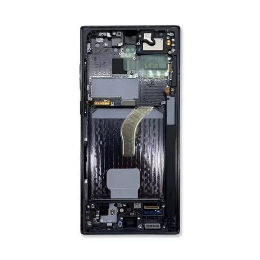OLED Screen Assembly (Service Pack) (Phantom Black) - Galaxy S22 Ultra 5G (S908)