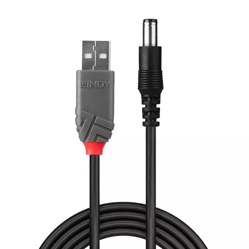 Lindy Adapter Cable USB A male - DC 5.5/2.5 mm male