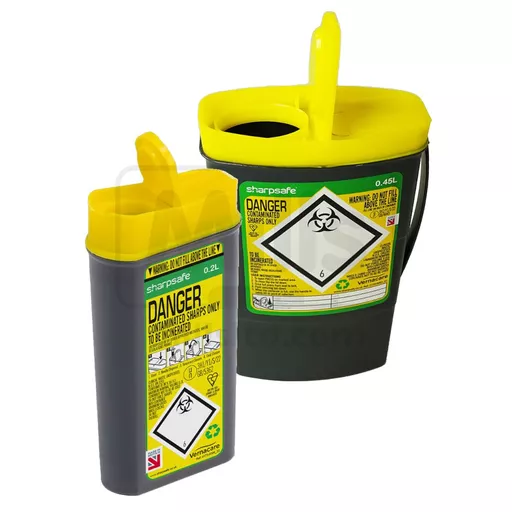 Sharpsafe 5th Generation Portable Sharps Disposal Bin