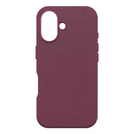 OtterBox Symmetry Series Cactus Leather for MagSafe for iPhone 16, Maroon Bells