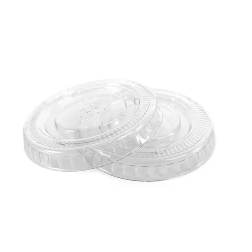 1oz PET Portion Pot Lid Clear