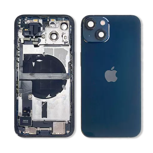 Back Housing With Internal Parts (RECLAIMED) (Grade C Minus) (Midnight) (No CE Mark) - For iPhone 13