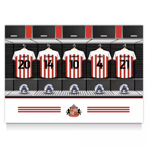 Sunderland AFC Dressing Room Poster