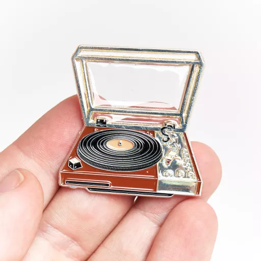 Vintage Record Turntable Pin | Turnaround Gifts