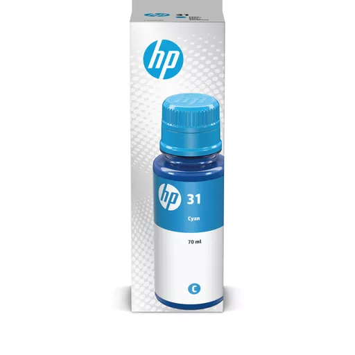 HP 1VU26AE/31 Ink cartridge cyan, 8K pages 70ml for HP Smart Tank Plus 555/Wireless 455/7005