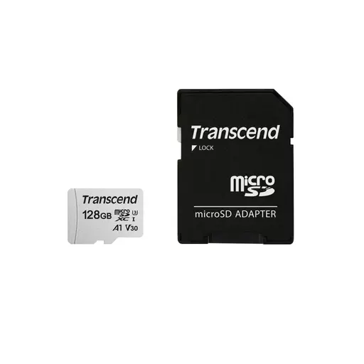 Transcend microSD Card SDXC 300S 128GB with Adapter