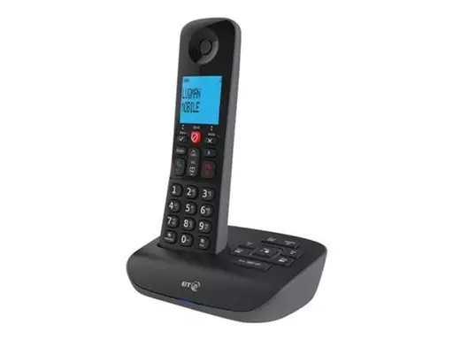 British Telecom D93JWS00 DECT telephone Caller ID Black