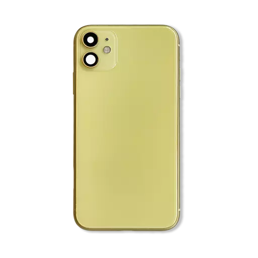 Back Housing With Internal Parts (Yellow) (No Logo) - For iPhone 11