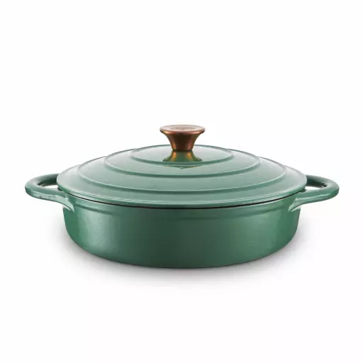 Foundry 28cm Shallow Cast Iron Casserole