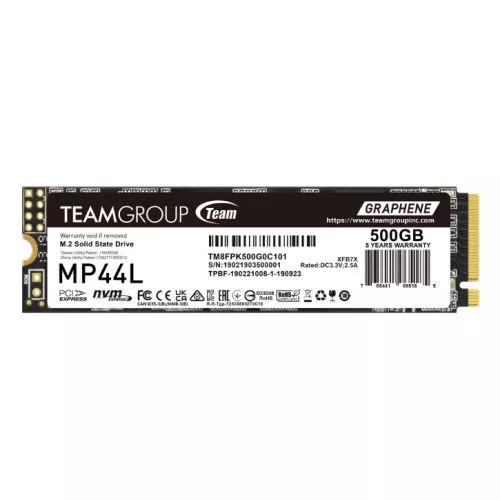 Team 500GB MP44L M.2 NVMe Gen4 SSD