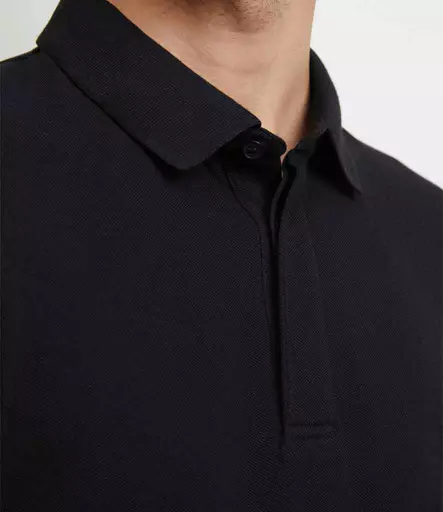 NEOBLU Owen Long Sleeve Piqué Polo Shirt