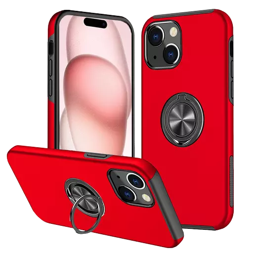 Ring Armour for iPhone 15 - Red