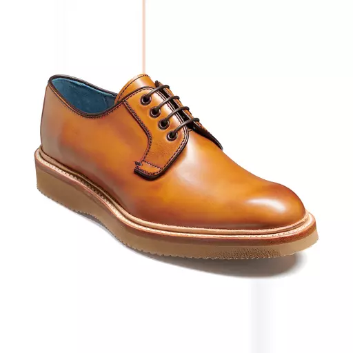 Barker Shoes. Dean - Rosewood Hand Painted