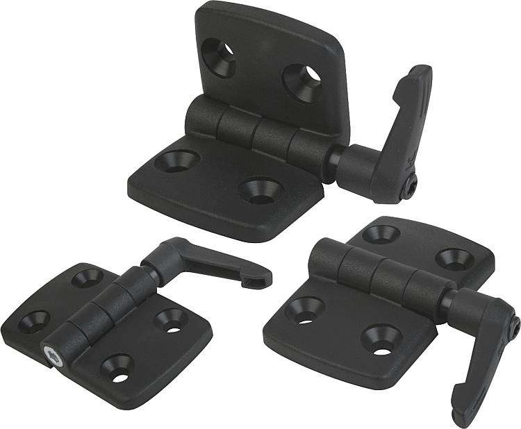 K0436 - Hinges In Plastic With Clamping Function