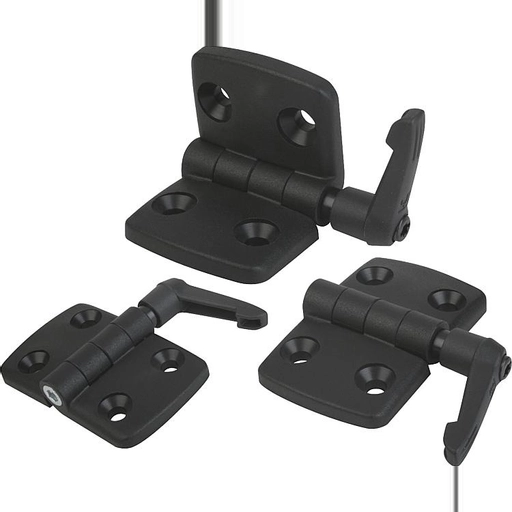 K0436 - Hinges In Plastic With Clamping Function