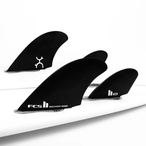 FCS II Rob Machado PG Seaside Quad Fins X Large - Black