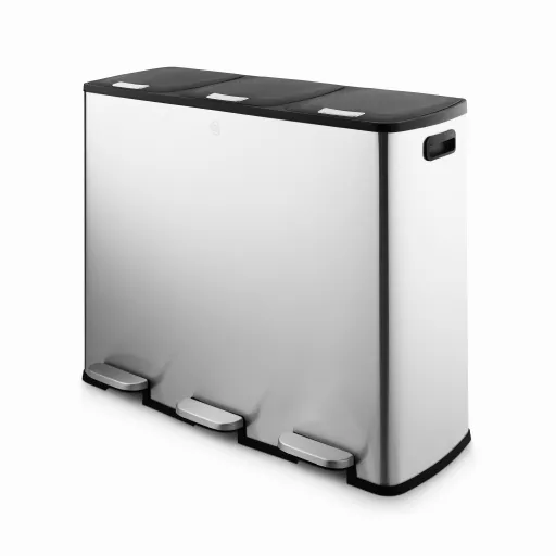 Swan 90L Recycling Bin 3x30L