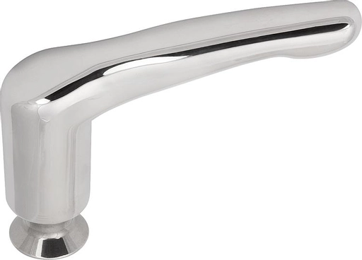 K1316 - Hygienic 316 Stainless Steel Clamp Levers Female Thread M6-M12
