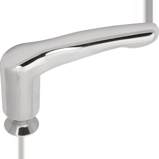 K1316 - Hygienic 316 Stainless Steel Clamp Levers Female Thread M6-M12