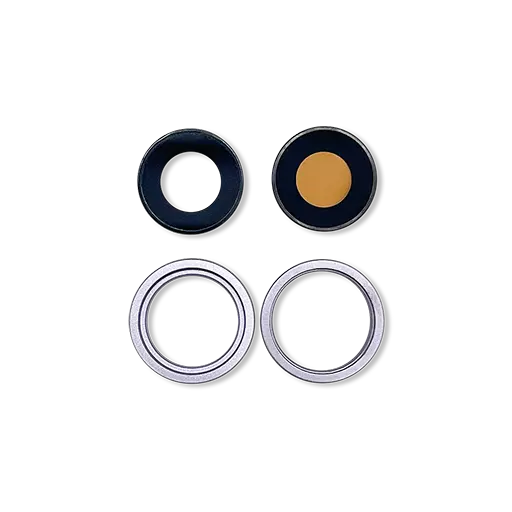 Rear Camera Glass Lens w/ Bracket (Purple) (2-Piece Set) (CERTIFIED) - For iPhone 14 / 14 Plus