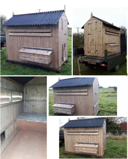 Walk-in poultry house