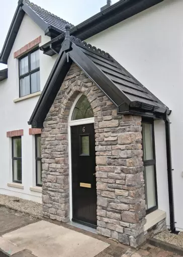 Mixed stone  stone porch, thin stone 