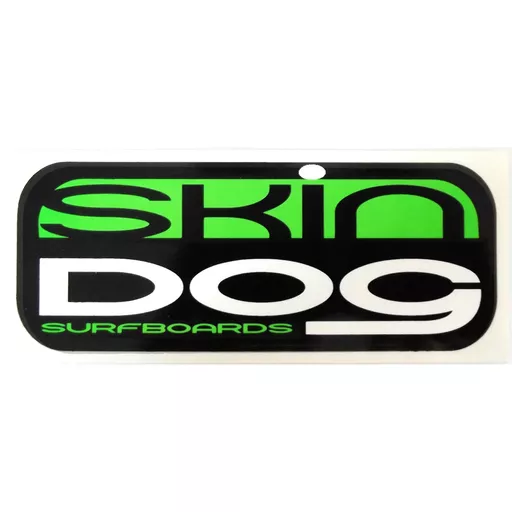 SKINDOG CLASSIC STICKER - Neon Green - Skindog Surfboards