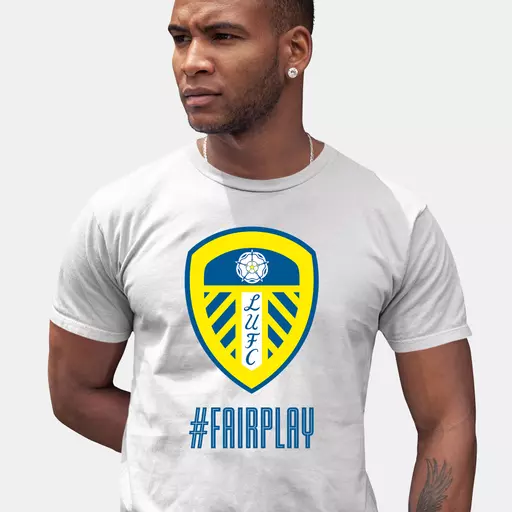 Leeds United FC Fair Play Men's T-Shirt - White