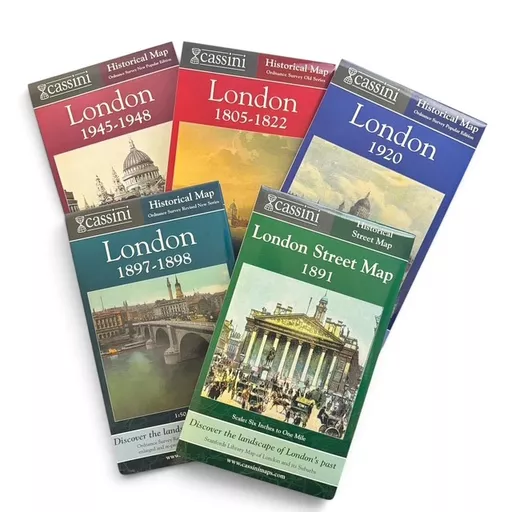 Historical Maps of London - 1805 to 1948