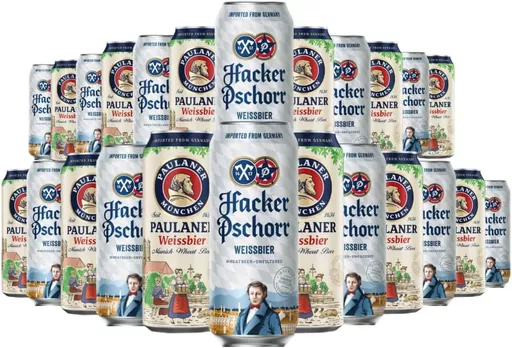 German Weissbier Mixed Case, Paulaner & Hacker