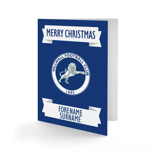 Millwall FC Crest Christmas Card