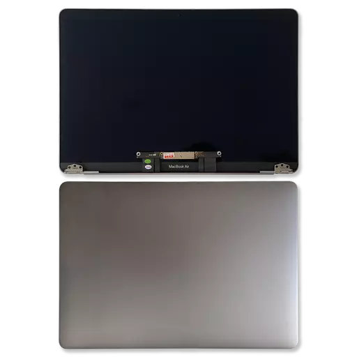 Screen & Lid Assembly (REFRESH) (Space Grey) (No Logo) - For Macbook Air 13" (A1932) (2018)