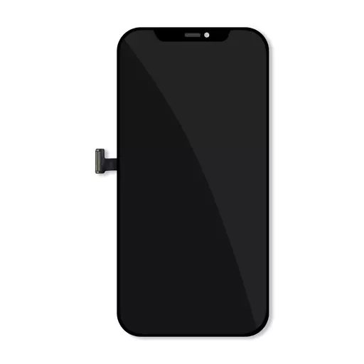 Screen Assembly (REFRESH+) (Soft OLED) (Black) - For iPhone 12 Pro Max