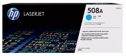 HP CF361A/508A Toner cartridge cyan, 5K pages ISO/IEC 19798 for HP CLJ M 552